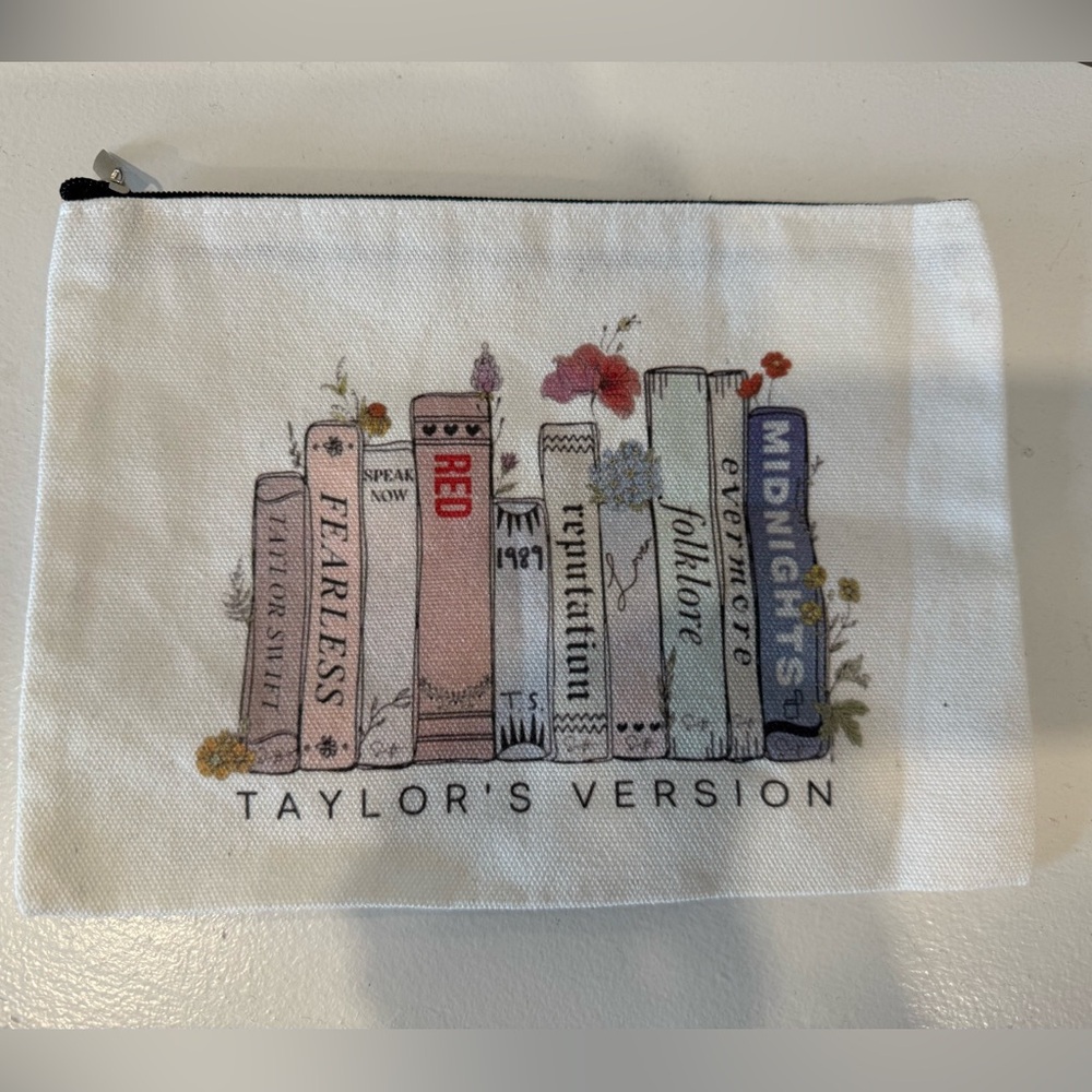 White Canvas Pouch